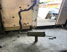 Глушитель в сборе для Opel Corsa D  запчасти бу