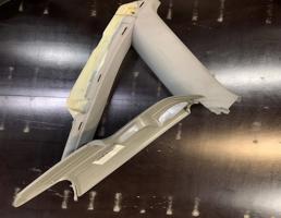 Обшивка стойки для Audi A6 (C6 4F) 2005-2008  запчасти бу