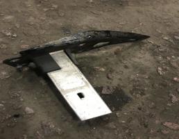 Кронштейн усилителя переднего бампера для Audi A6 (C6 4F) 2005-2008  запчасти бу